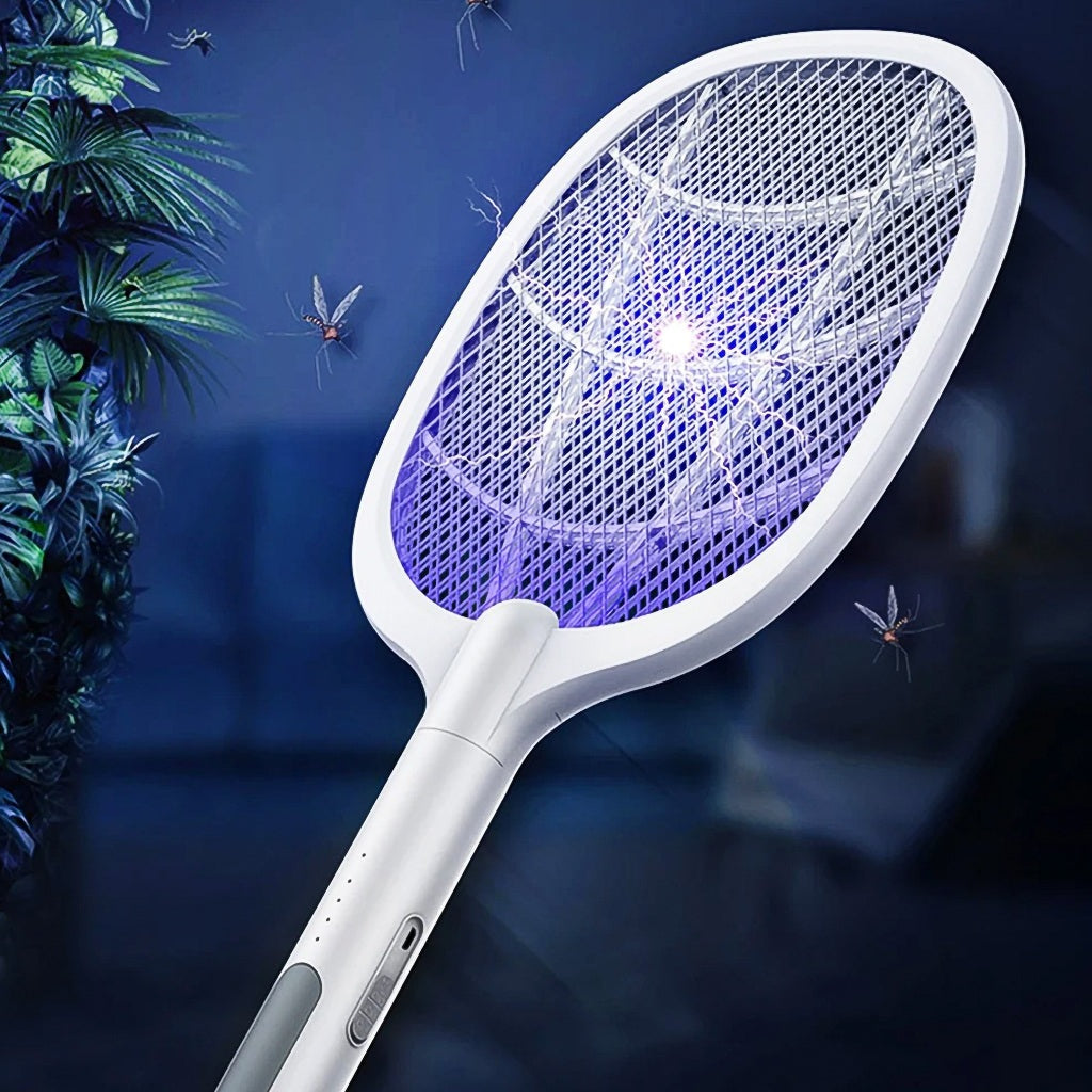 Raquete Mata-Mosquitos Com Luz - Loja Achados.com