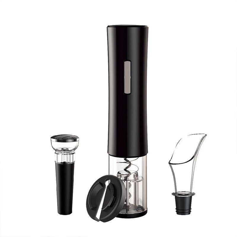 Kit Saca Rolha Elétrico Com 4 Peças - Loja Achados.com