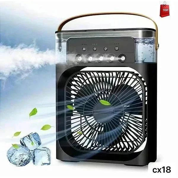 Ventilador Umidificador Portátil Com Led