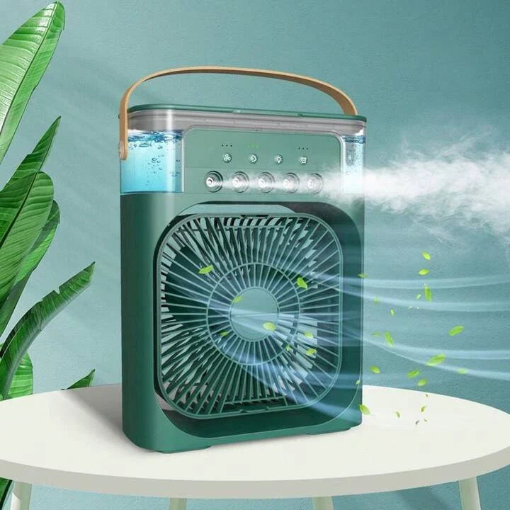 Ventilador Umidificador Portátil Com Led