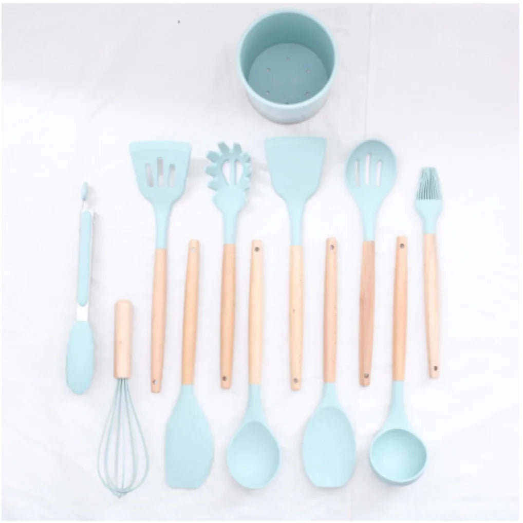Kit Cozinha 12 peças Verde - Loja Achados.com