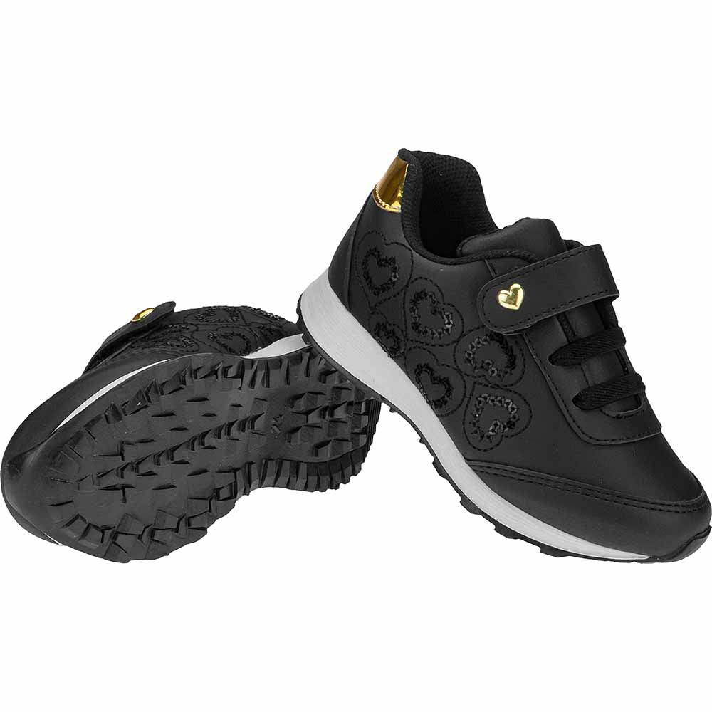 Tenis Infantil Feminino Preto