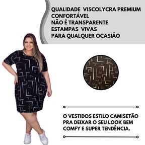  Vestido Camisão Plus Size