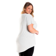 Blusa Tapa Bumbum Plus Size Branco