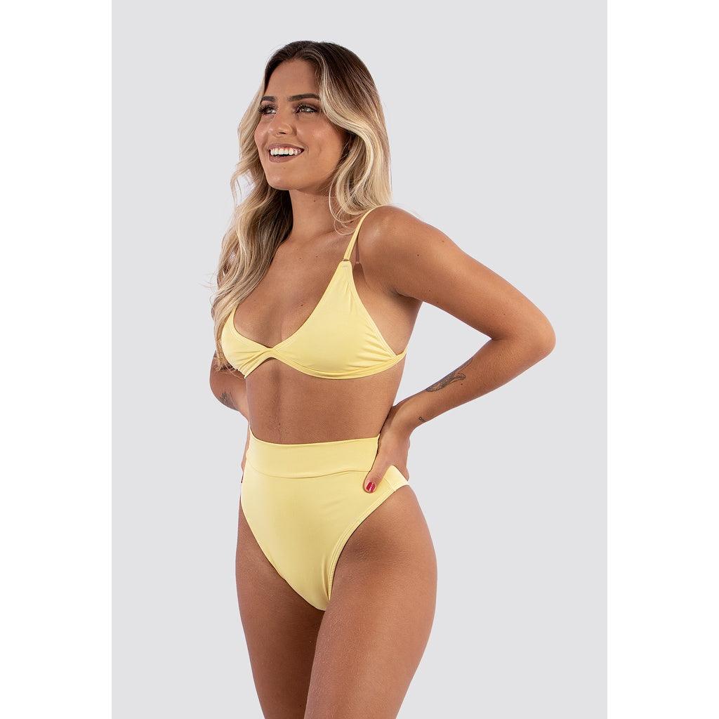 Biquini Hot Pant amarelo