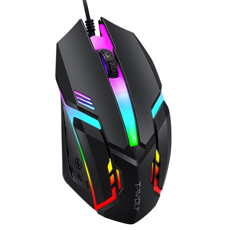 Mouse Gamer Led Com Fio