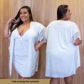 Robe Plus Size Branco