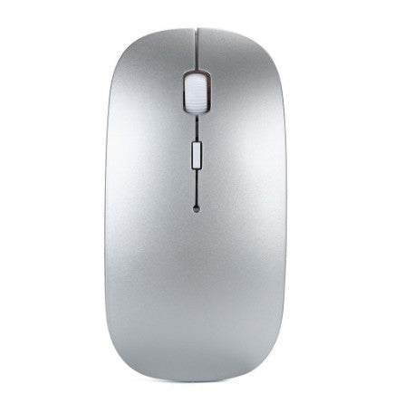 Mouse Sem Fio Ergonômico Prata