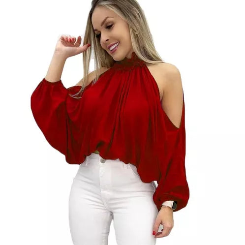 Blusa Gola Alta Vermelho