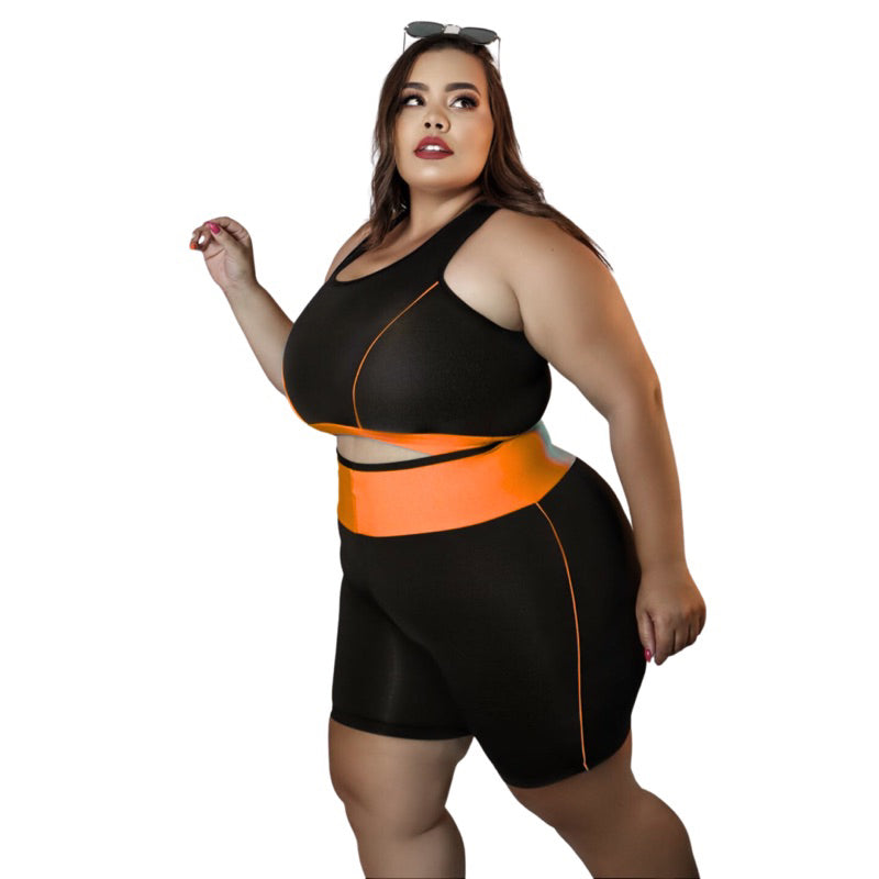 Conjunto Fitness Plus Size - Vivax Look