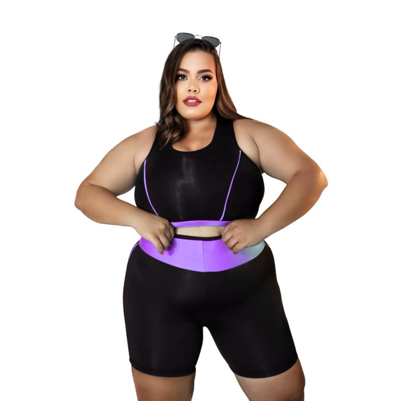 Conjunto Fitness Plus Size - Vivax Look