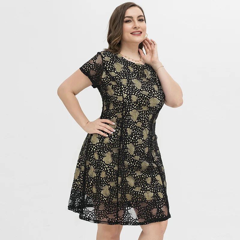 Vestido Andressa Plus Size Amarelo - Vivax Look