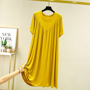 Vestido Trapézio Amarelo