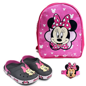 Babuche Infantil com Mochila Minie Preta