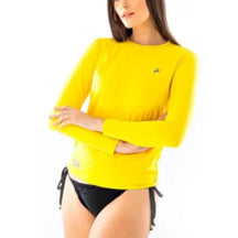 Camiseta Proteção Solar Uv+50 Amarelo