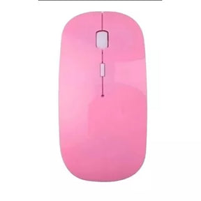 Mouse Sem Fio Ergonômico Rosa