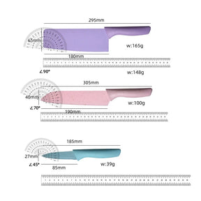 Kit de Facas Colorido com 6 Peças