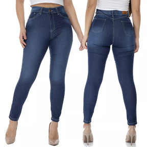 Calça Jeans Levanta Bumbum Com Lycra