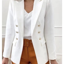 Blazer Alfaiataria Longo Com Botão - Vivax Look