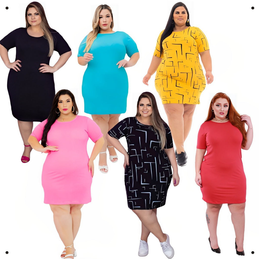  Vestido Camisão Plus Size