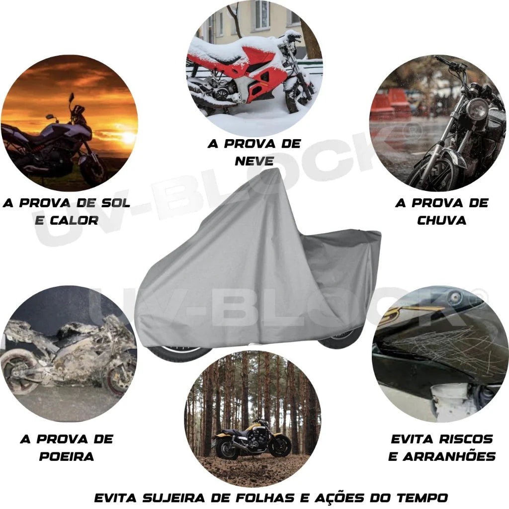 Capa Pra Moto Forrada - Loja Achados.com