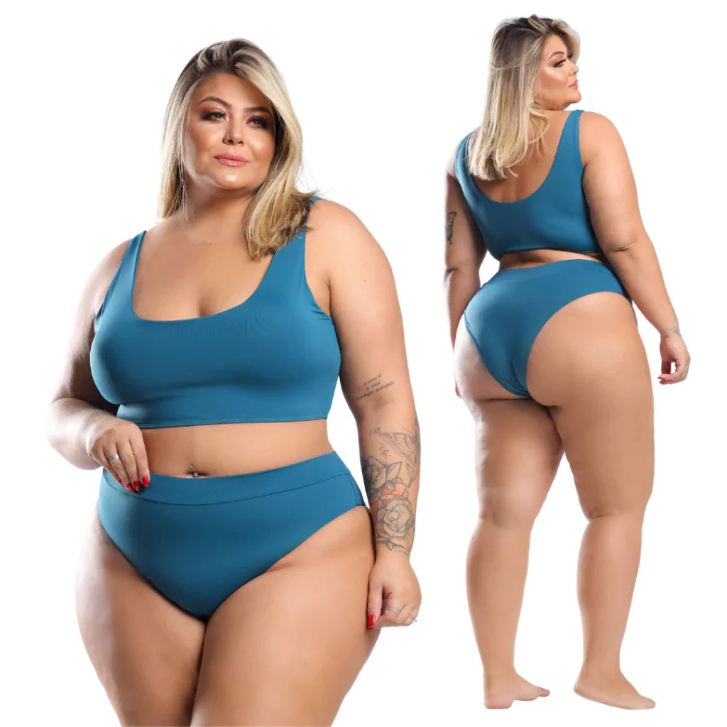 Biquini Hot Pants Plus Size - Vivax Look