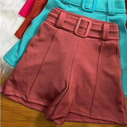 Shorts Crepe com Cinto - Vivax Look