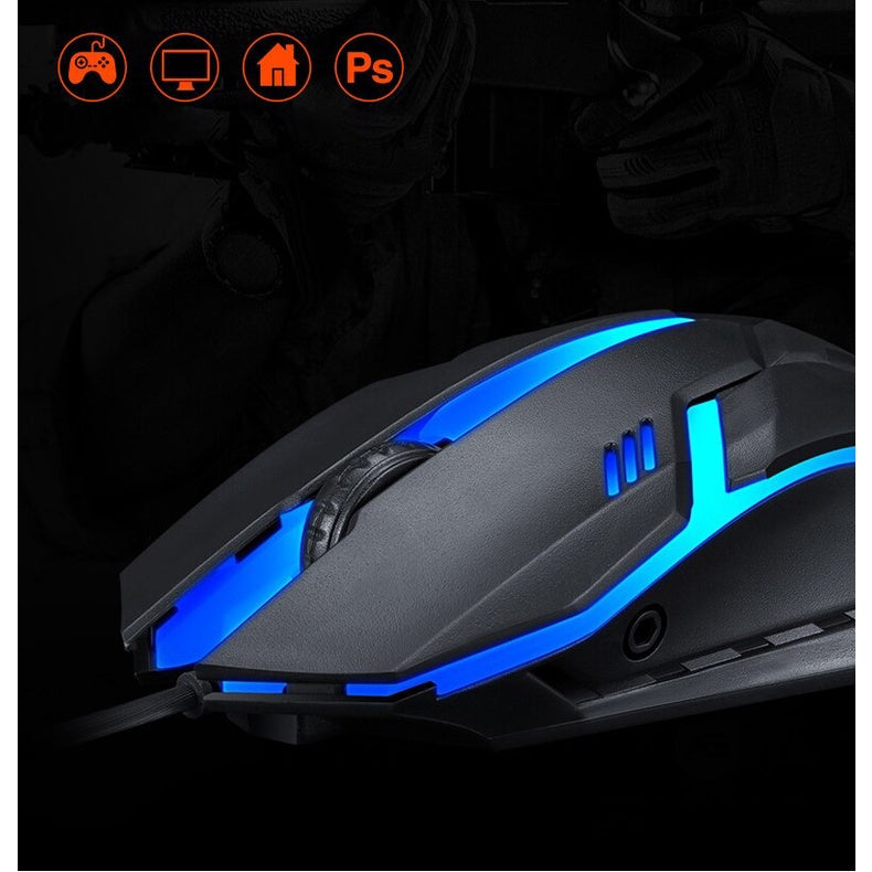 Mouse Gamer Led Com Fio