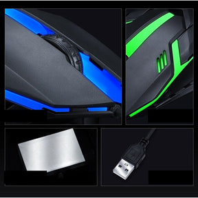 Mouse Gamer Led Com Fio