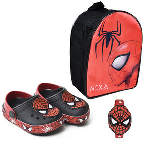 Babuche Infantil com Mochila Homem Aranha