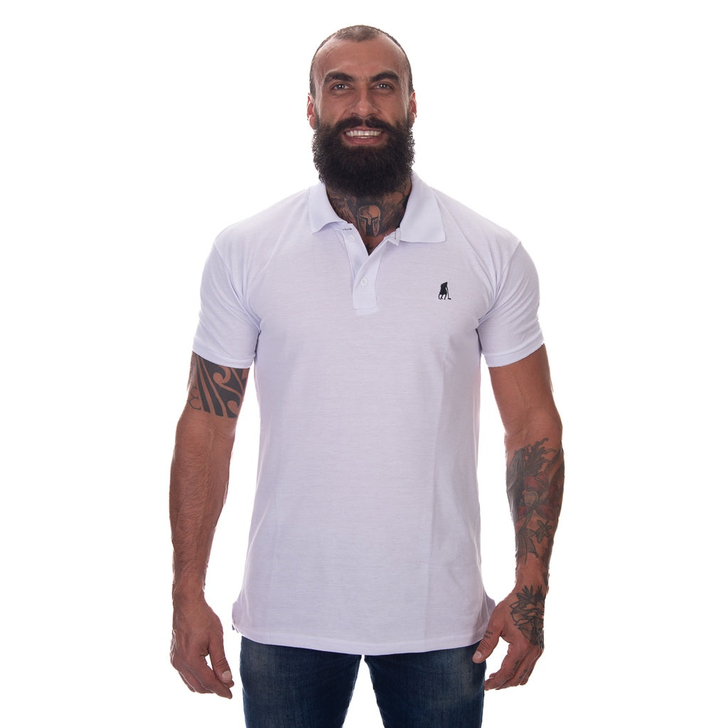 Camisa Polo Branca - Loja Achados.com