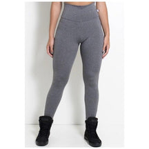 Legging Fitness Cintura Alta Cinza