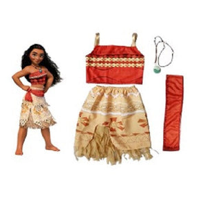 Fantasia Moana Infantil + Colar