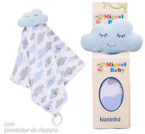 Naninha de Bichinhos para Bebê Nuvem Azul