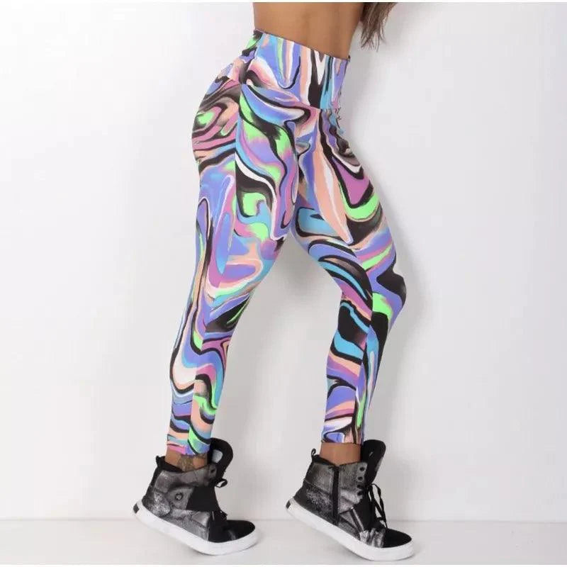 Legging Fitness Cintura Alta Estampada