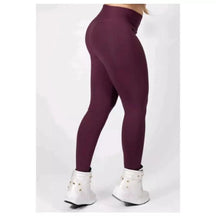 Legging Fitness Cintura Alta Vinho