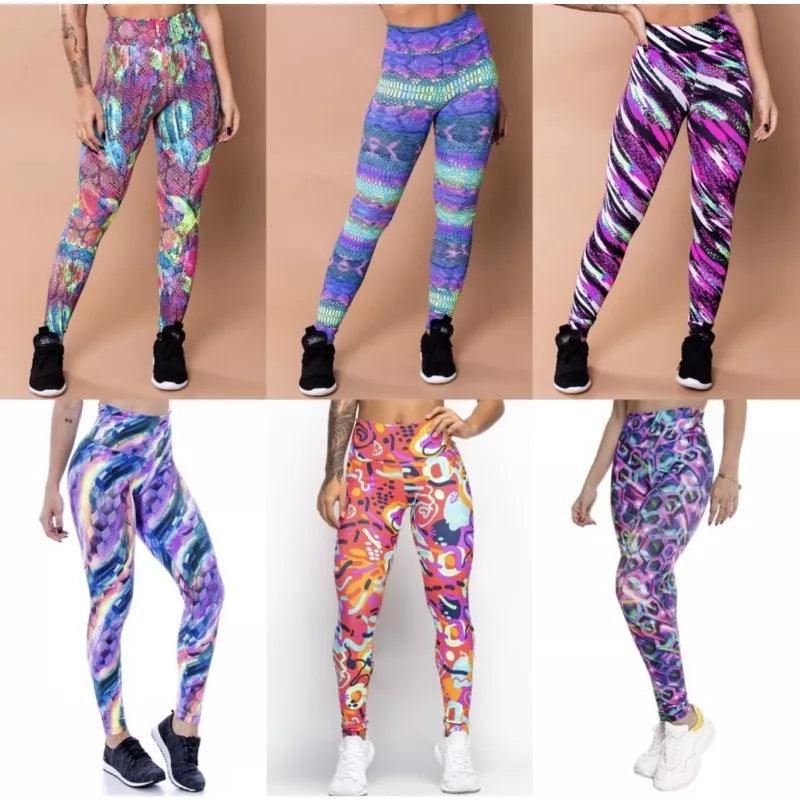 Legging Fitness Cintura Alta Estampada