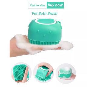 Esponja de Silicone com Dispenser para Pet