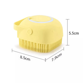 Esponja de Silicone com Dispenser para Pet