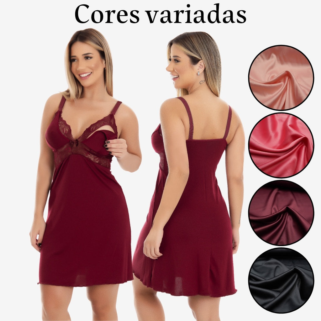 Camisola Amamentação Vinho 